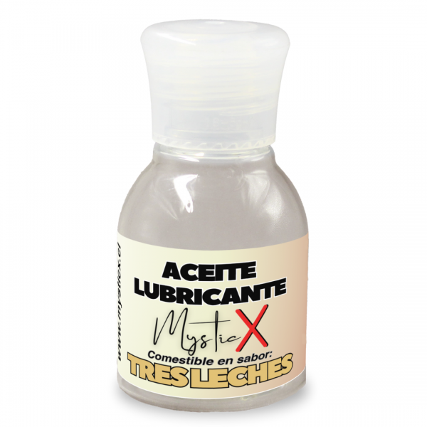 Aceite Lubricante Comestible Mystic X Tres Leches 30 ml.