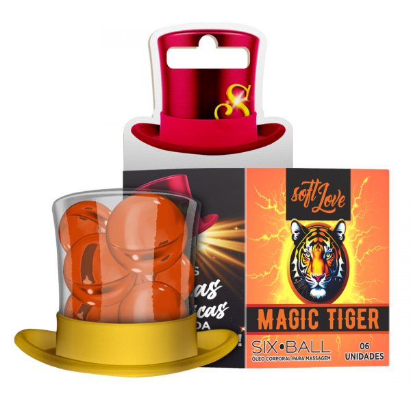 Bolas Lubricantes Multisensaciones “Magic Tiger” (6 Bolitas)