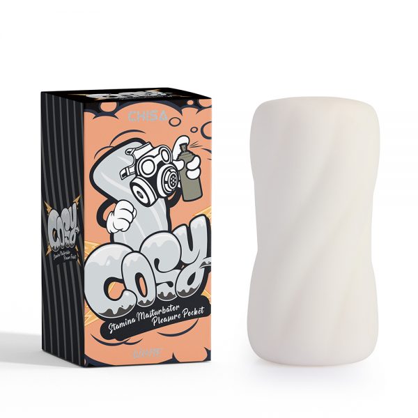 Masturbador Masculino Cosy “Stamina” White Con Lubricante