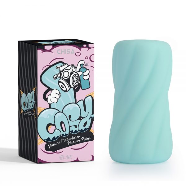 Masturbador Masculino Cosy "Stamina" Blue Con Lubricante