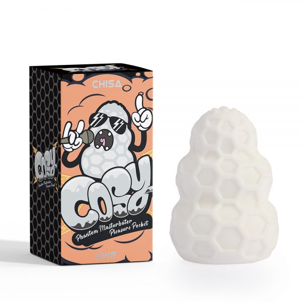 Masturbador Masculino Cosy "Phantom" White Con Lubricante