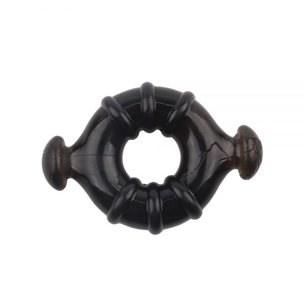 Set De 4 Anillos Negros "Rudder Cock Rings"