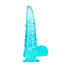 Dildo De Jelly Puntiagudo Con Estimuladores