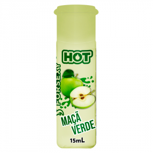 Gel Caliente Hot Manzana Verde 15 ml.